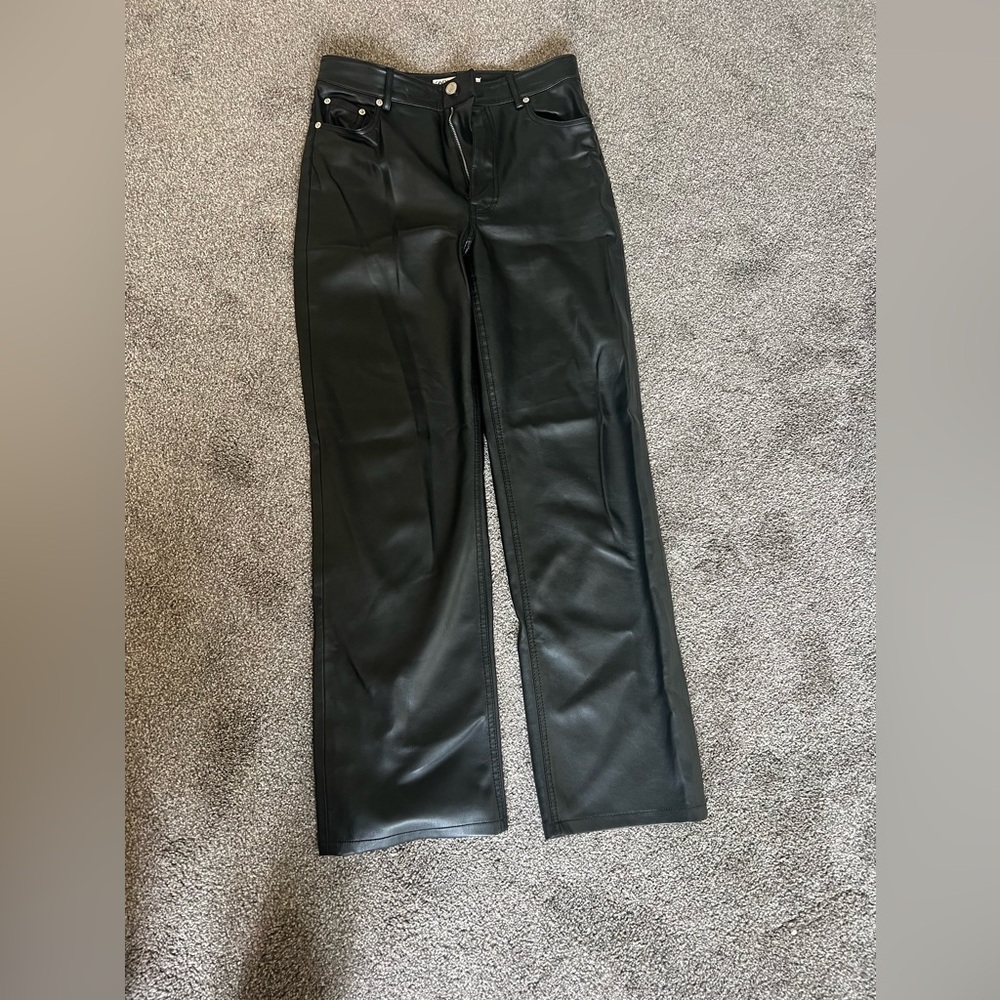 Zara leather pants